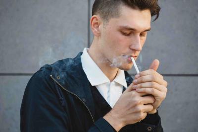 male smoking